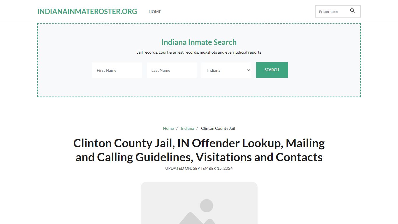 Clinton County Jail, IN : Inmate Search Options, Visitations, Contacts